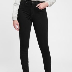 Gap True Skinny Black Jeans